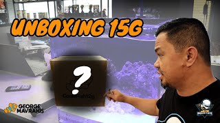 J4 AQUATICS UNBOXING AQUARIUM KIT from Coral12g pt1 [upl. by Onihc343]