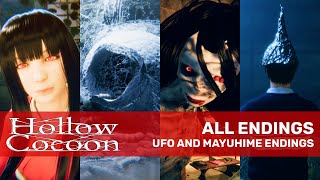 Hollow Cocoon All Endings Secret Endings UFO And Mayuhime Endings [upl. by Nadaba482]