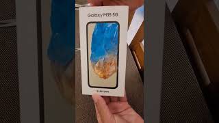 Samsung Galaxy M35 5G Thunder Grey8GB RAM256GB Storage Unboxing shorts [upl. by Jennee]