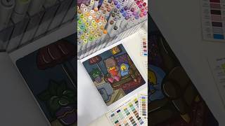 Colouring Timelapse 📺✨ Gummy amp Pecky buy Vivi Tinta colourwithme timelapse ohuhumarker [upl. by Gypsy628]