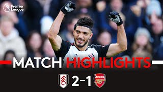 HIGHLIGHTS  Fulham 21 Arsenal  New Years Eve Delight 🎆 [upl. by Juliana]