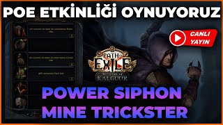 Wand craftlamaya çalışıyoruz sonra build tamam  Power Siphon Mines Trickster duyuru build [upl. by Tattan]