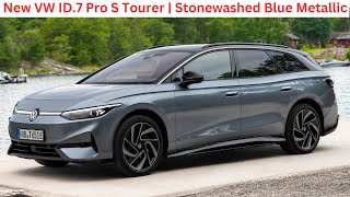 New VW ID7 Pro S Tourer 2025  Stonewashed Blue Metallic [upl. by Lucian]