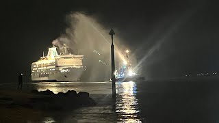 Brittany Ferries Bretagne arriving into Portsmouth for the Last Time November 3rd 2024 [upl. by Bertrand]