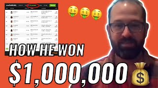 How Neil Orfield Won 1 Million Playing NFL DFS On DraftKings [upl. by Ramoj]