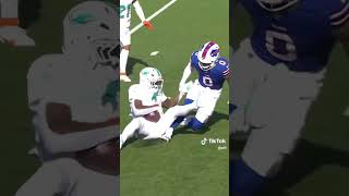 JOSH ALLEN THROWS PICK nfl miami bills clutch [upl. by Hbahsur]