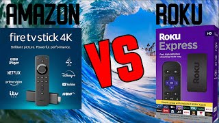 Amazon Fire Stick vs Roku Express  Which Is Best [upl. by Lehcsreh]