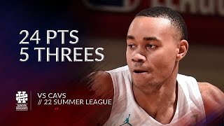 Bryce McGowens 24 pts 5 threes vs Cavs 2022 Summer League [upl. by Roane]