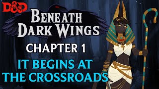 Beneath Dark Wings Ep 1  Epic Homebrew DampD Campaign  It Begins at the Crossroads [upl. by Cowley18]