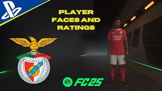 EA FC 25  Benfica  PLAYER FACES AND RATINGS [upl. by Eiramana]