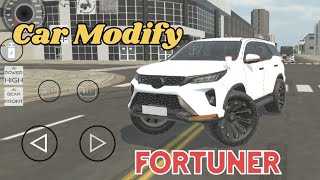 Fortuner Car Modify like kare and subscribe bi kare youtuber 1ksubscribers like games car [upl. by Atival801]