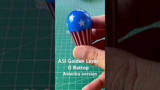 ASI Golden Lever G Battop America version game fightstick アケコン レバーボール esport evo America [upl. by Kernan]