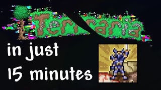 FWR BEATING TERRARIA In Just 15 Minutes  Terraria Speedrun [upl. by Redford]