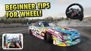 Beginner Tips For Drifting With A Wheel CarX Drift Racing Online [upl. by Acsot]