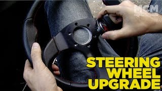 Mighty Car Mods  How To Change Your Steering Wheel [upl. by Oryaj]