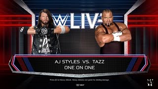 AJ Styles vs Taz [upl. by Gora503]