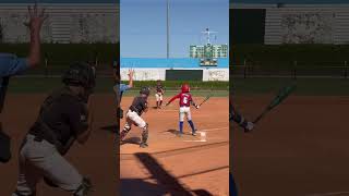 Way to be a lead off baseball HBP [upl. by Kcirednek]