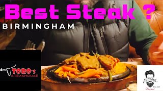 Toros Steakhouse  Birmingham  Halal  Food Review  Best Steak   Bearded Broz Reviews  Prawn [upl. by Nedyah]