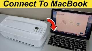 How To Connect HP DeskJet 3700 To MacBook [upl. by Namolos449]