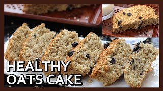 HEALTHY OATS CAKE without flour oil butter  Oatmeal Cake  Airfryer Recipe by Healthy Kadai [upl. by Erdne740]