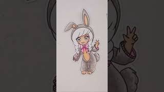 Tutorial color Copic alcoholmarkers bunny [upl. by Amberly]