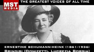 100 Greatest Singers ERNESTINE SCHUMANNHEINK [upl. by Lose561]