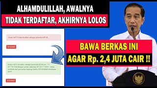 TERBARU  AWALNYA TIDAK LOLOS AKHIRNYA BISA MENERIMA INSENTIF 24 JUTA BPUM TAHAP 2  KOK BISA [upl. by Eardna]