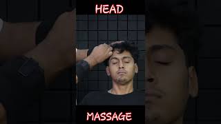 head massage asmr shorts massage asmrmassage asimbarber asmrclinic [upl. by Harret]