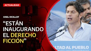 Fuerte respaldo de Axel Kicillof a Cristina Kirchner antes del fallo por la causa Vialidad [upl. by Buchalter243]