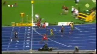 USAIN BOLT NEW WORLD RECORD 958  World Championship in Berlin Germany [upl. by Yesnil]