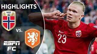 Erling Haaland scores in Norways draw vs Netherlands  World Cup Qualifying Highlights  ESPN FC [upl. by O'Connell575]