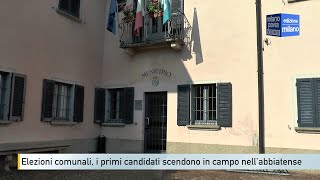 Elezioni comunali scendono in campo i primi candidati nei paesi dellabbiatense [upl. by Sivie]