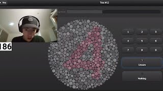 I Did a Color Blind Test on Stream [upl. by Sayette]