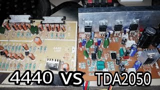 Electronic  4440 ic Vs TDA 2050 hometheater Bord  Output watts and Rms  Amplifier Connection [upl. by Efi341]