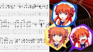 Kimi ja Nakya Dame Mitai  Gekkan Shoujo Nozakikun Op Fingerstyle Guitar Tabs [upl. by Buford]