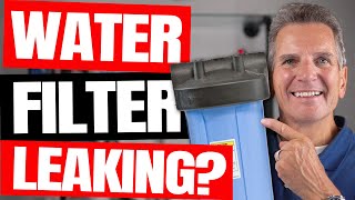 BEST 7 WAYS to FIX and 2 WAYS to PREVENT LEAKING WATER FILTER Housing [upl. by Augie595]