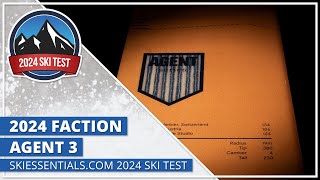 2024 Faction Agent 3  SkiEssentialscom Ski Test [upl. by Oicor]