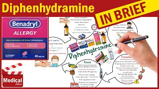 Diphenhydramine Hydrochloride  Benadryl  What is Diphenhydramine Uses Dosage amp Side Effects [upl. by Orimisac]