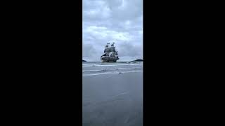 Locationbased Augmented Reality In Unity3D  Pirate ship on the beach [upl. by Reifnnej]