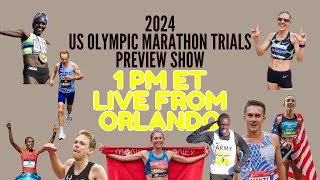 Live Olympic Marathon Trials Preview Show in Orlando [upl. by Anitahs651]