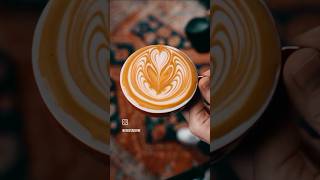 How to make wingle two leaf latteeart cr7barista coffee [upl. by Anha352]