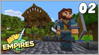 Empires SMP  Librarian Villager Trading Hall  Ep2 Minecraft 117 Survival Lets Play [upl. by Refiffej]