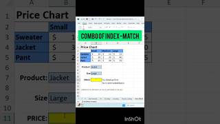 quotMaster the INDEX MATCH Formula in 60 Seconds 🚀 ExcelShorts indexmatch [upl. by Haiacim331]