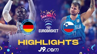 Germany 🇩🇪  Slovenia 🇸🇮  Game Highlights  FIBA EuroBasket 2022 [upl. by Gausman]