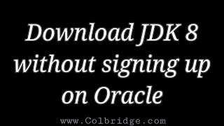 Download Java JDK 8 without signing up on Oracle and set Java Home environment path [upl. by Anasor]