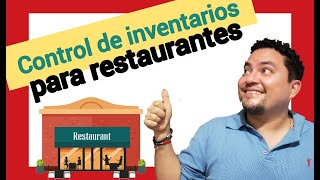 ✅CONTROL de INVENTARIOS para RESTAURANTES 🍕💲 [upl. by Aihsiyt971]