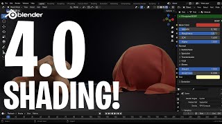 Blender 40  New Principled BSDF Shader Update [upl. by Zeba]