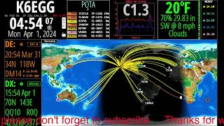 🔴 K6EGG 33124 Fusion DMR DStar HF and FT8 Icom IC9700 AND IC7610 [upl. by Adiarf257]