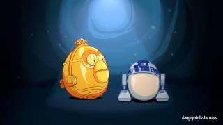 Angry Birds Star Wars R2D2 amp C3PO Gameplay Trailer HD [upl. by Lennod260]