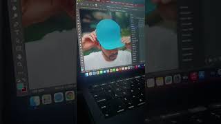 Cap colour change in few seconds 🤘trending photoshop graphicdesign graphicdesigner photshop [upl. by Rutra]